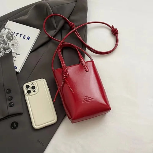 PU Leather Mini Crossbody Bag