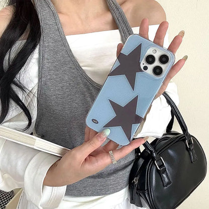 Korean Y2K Star Phone Case for Xiaomi Redmi Note Series