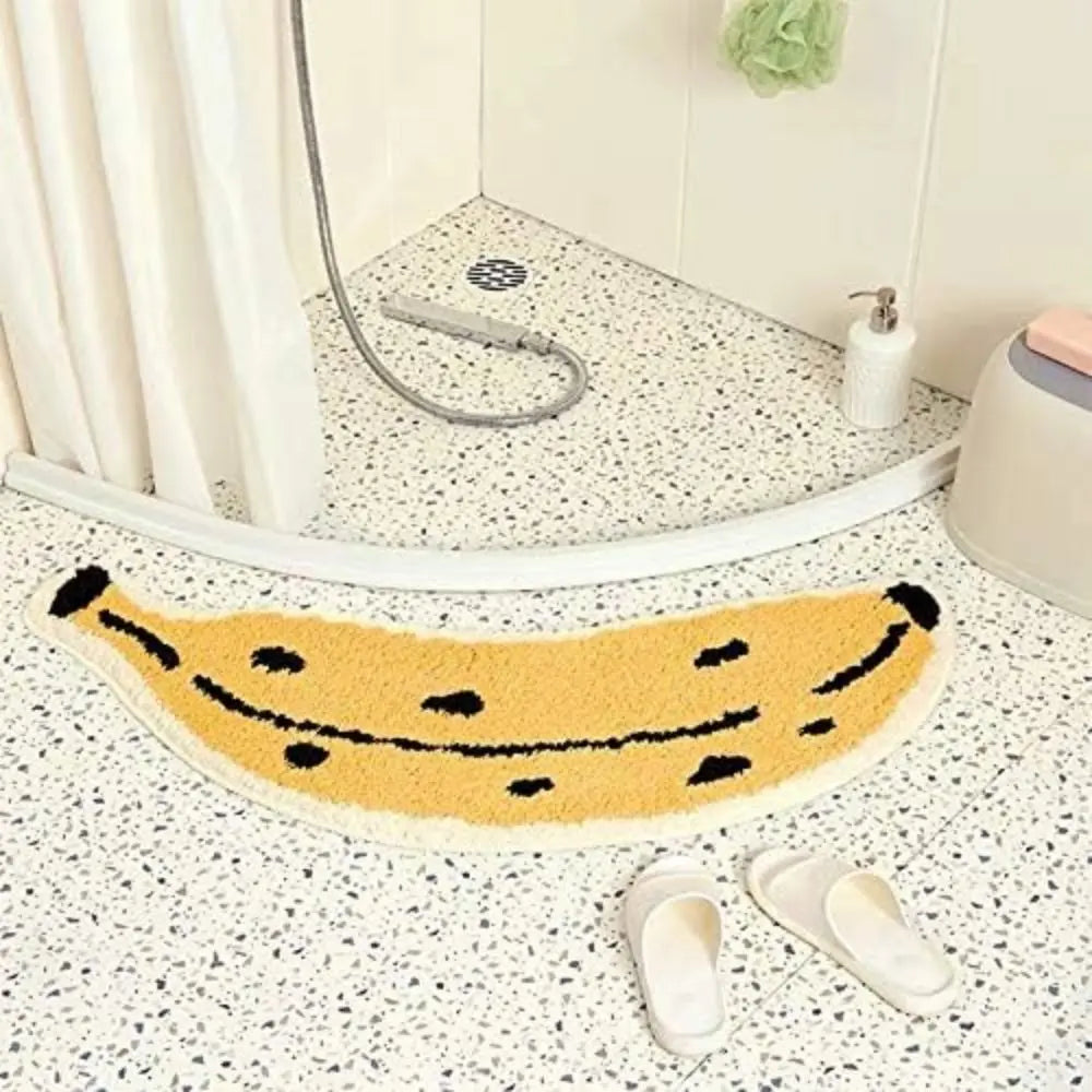 Eggplant Shaped Bathroom Mat – Non-Slip Absorbent Shower Rug