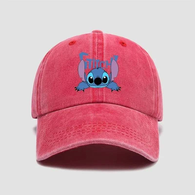 Stitch Cartoon Baseball Cap Adjustable Snapback
