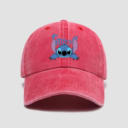 Stitch Cartoon Baseball Cap Adjustable Snapback