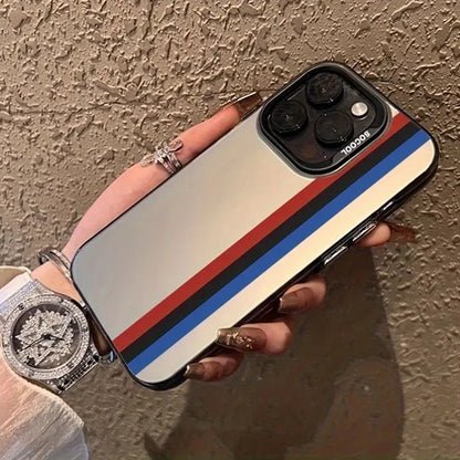 Carbon Fiber Racing Stripe iPhone Case – BMW M Style