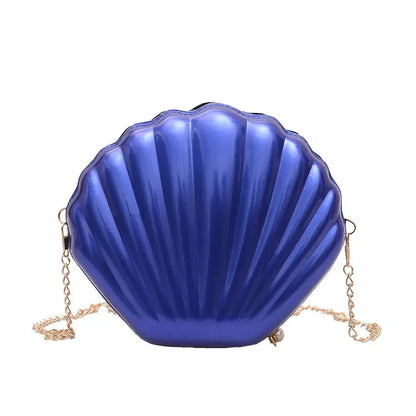 Chain Sequins Shell Crossbody Shoulder Bag
