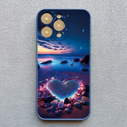 Starry Night Beach Art iPhone Case – iPhone 11 to 17 Series