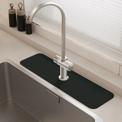 Faucet Splash Guard Mat – Absorbent Sink Countertop Water Pad for Bathroom & Kitchen
