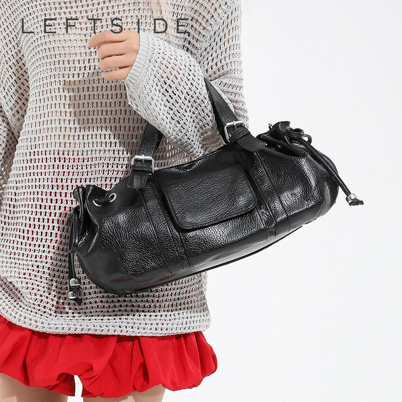 PU Leather Pillow Shoulder Bag – Women's Korean Crossbody Handbag