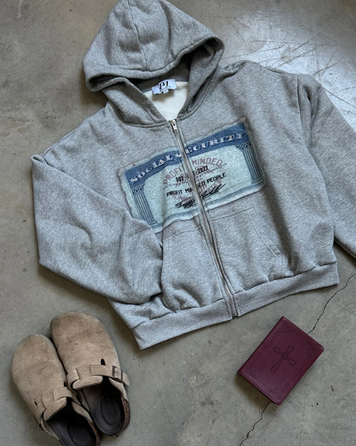 Y2K Zip-Up Hoodie – Retro Graphic Streetwear Sweatshirt