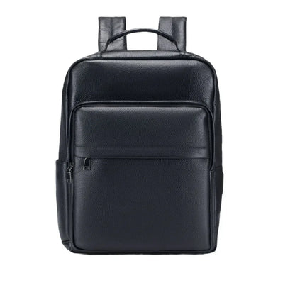 Genuine Leather Men's Laptop Backpack – Luxury Computer Bag