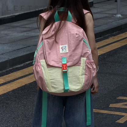 Large Canvas Backpack for Teen Girls – School & Travel Daypack