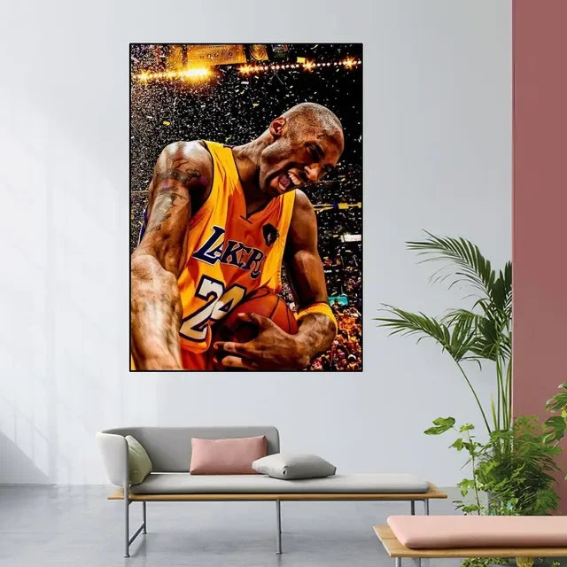 Kobe Bryant Black Mamba Poster – Basketball Wall Art