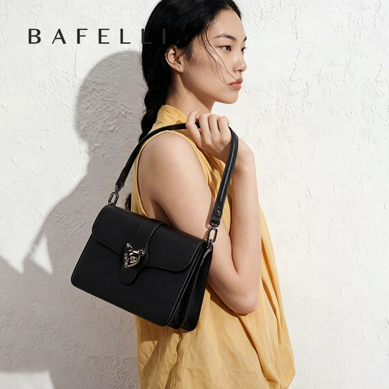 Luxury Leather Shoulder Bag – Designer Crossbody Handbag for Women