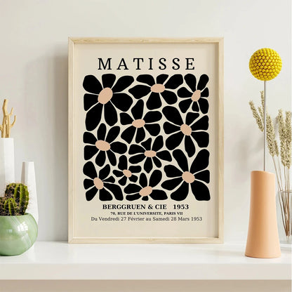 Matisse Exhibition Poster – Floral Cutout Gallery Wall Art Print