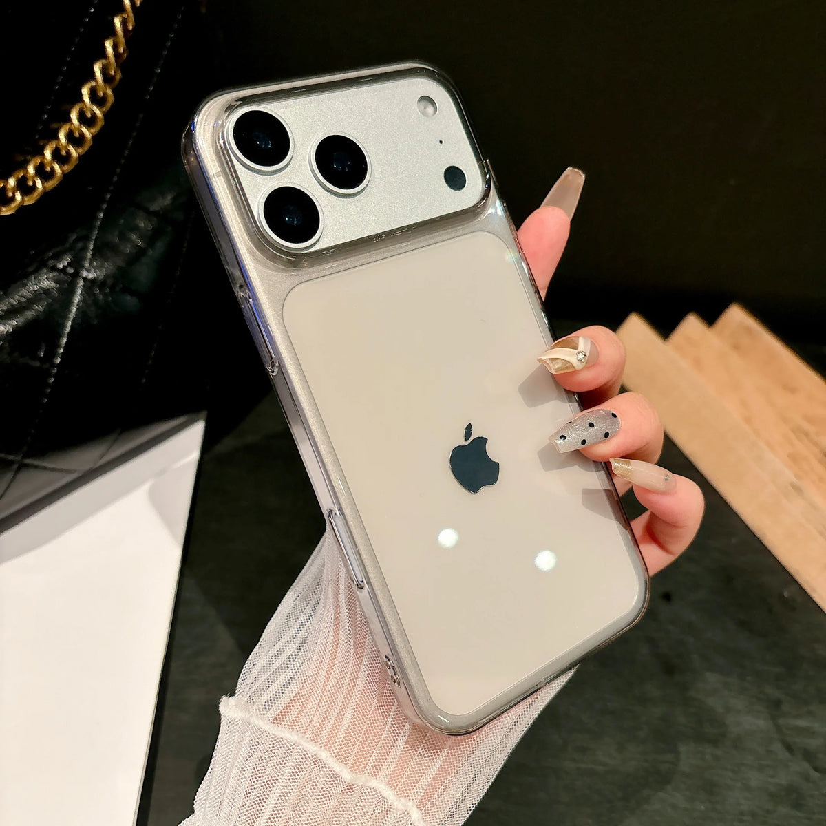 Clear Hard PC Case for iPhone 17 16 15 14 13 Pro Max Ultra Thin