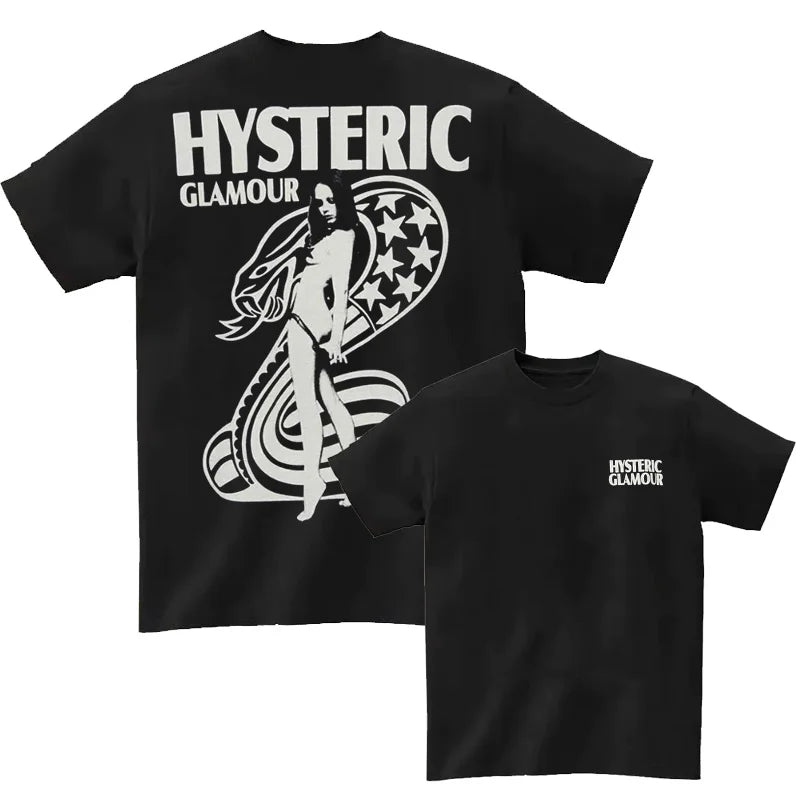 Graphic Print T-Shirt – Streetwear Short Sleeve Tee for Men & Women