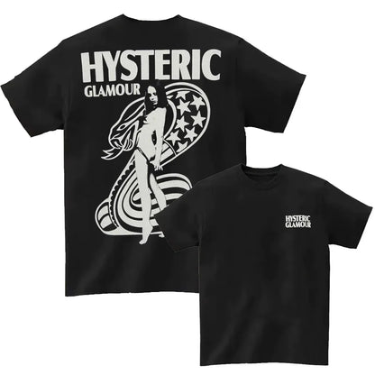 Graphic Print T-Shirt – Streetwear Short Sleeve Tee for Men & Women