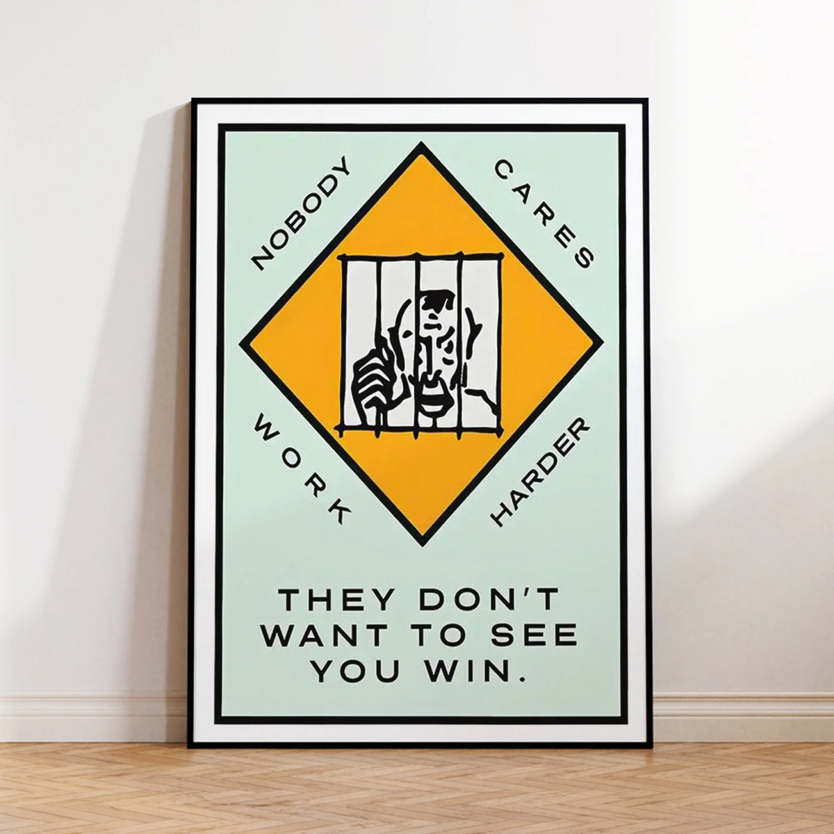 Take the Risk or Lose the Chance Motivational Wall Art Print