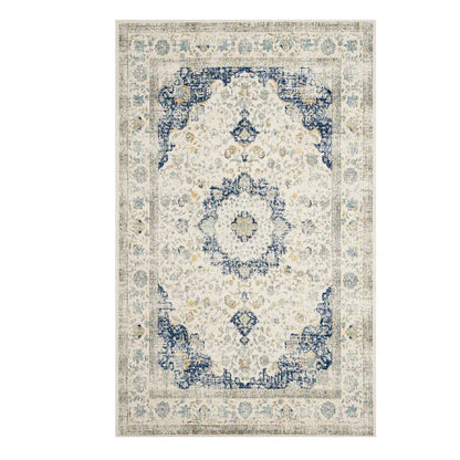 Persian Retro Area Rug – Washable Foldable Cashmere-Feel Carpet