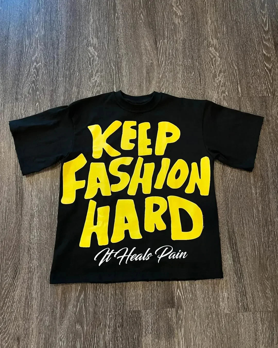 Graphic Print Cotton T-Shirt – Unisex Oversized Streetwear