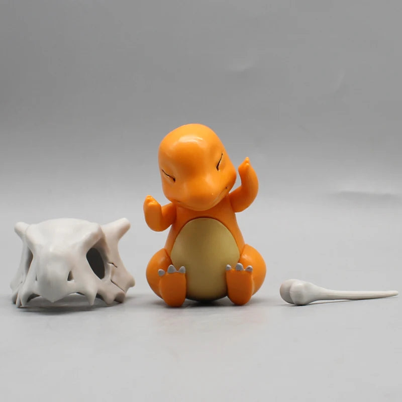 Pokemon Charmander Cubone Action Figure 9cm