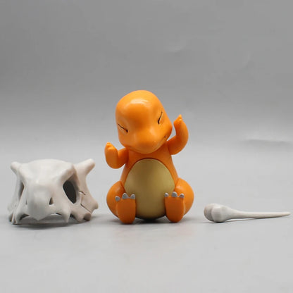 Pokemon Charmander Cubone Action Figure 9cm