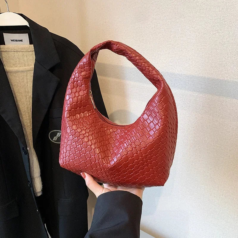 Retro Casual Versatile PU Leather Tote Bag