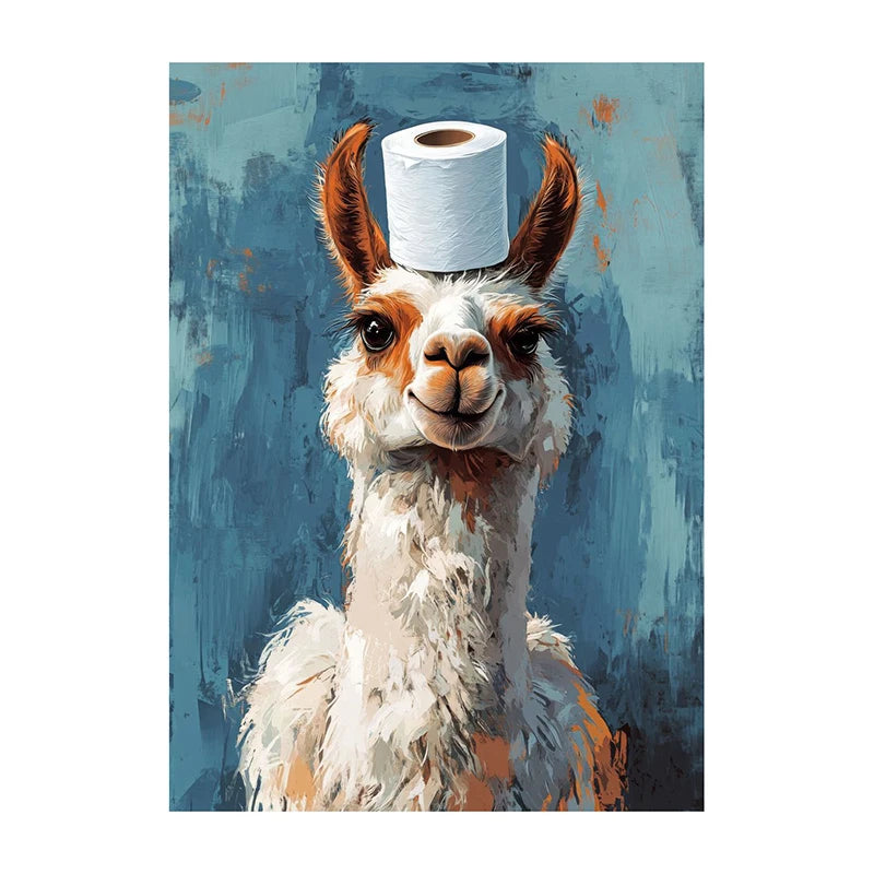 Watercolor Animal Wall Art Poster – Highland Cow, Fox, Cat & More