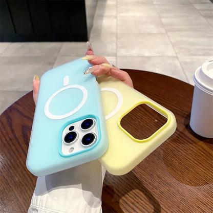 MagSafe Matte iPhone Case – Candy Colors | iPhone 11–17 Series