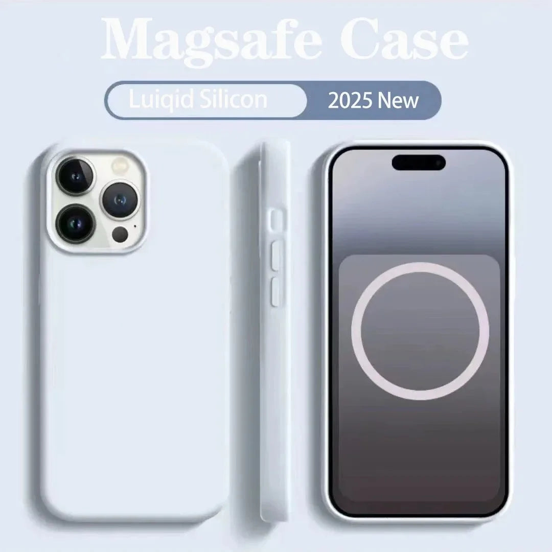 Liquid Silicone MagSafe iPhone Case – iPhone 12 to 17 Series