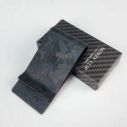 Carbon Fiber Money Clip – Credit & Business Card Holder for Men & Women