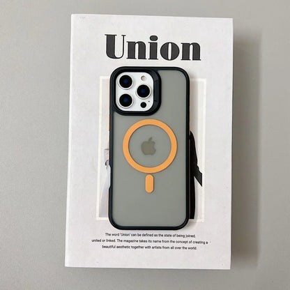 MagSafe Matte Translucent Shockproof iPhone Case – iPhone 11 to 16 Series