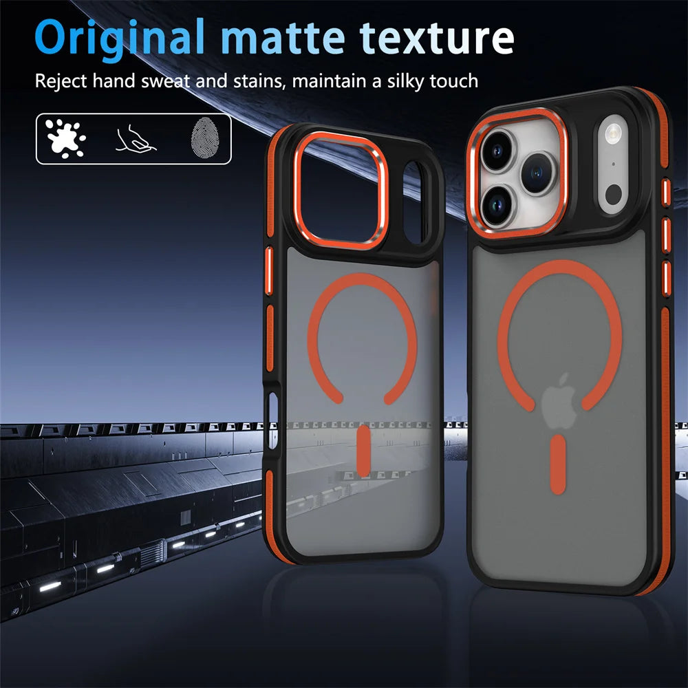 Magnetic Colorful Border MagSafe iPhone Case