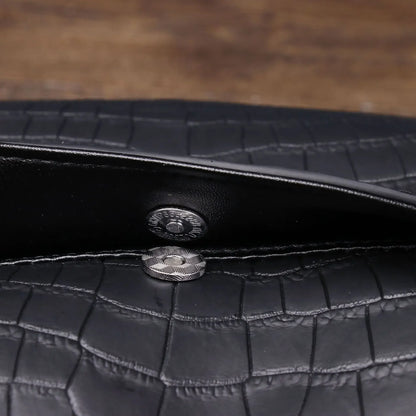Men's Alligator Leather Crossbody Bag – Luxury Shoulder Bag