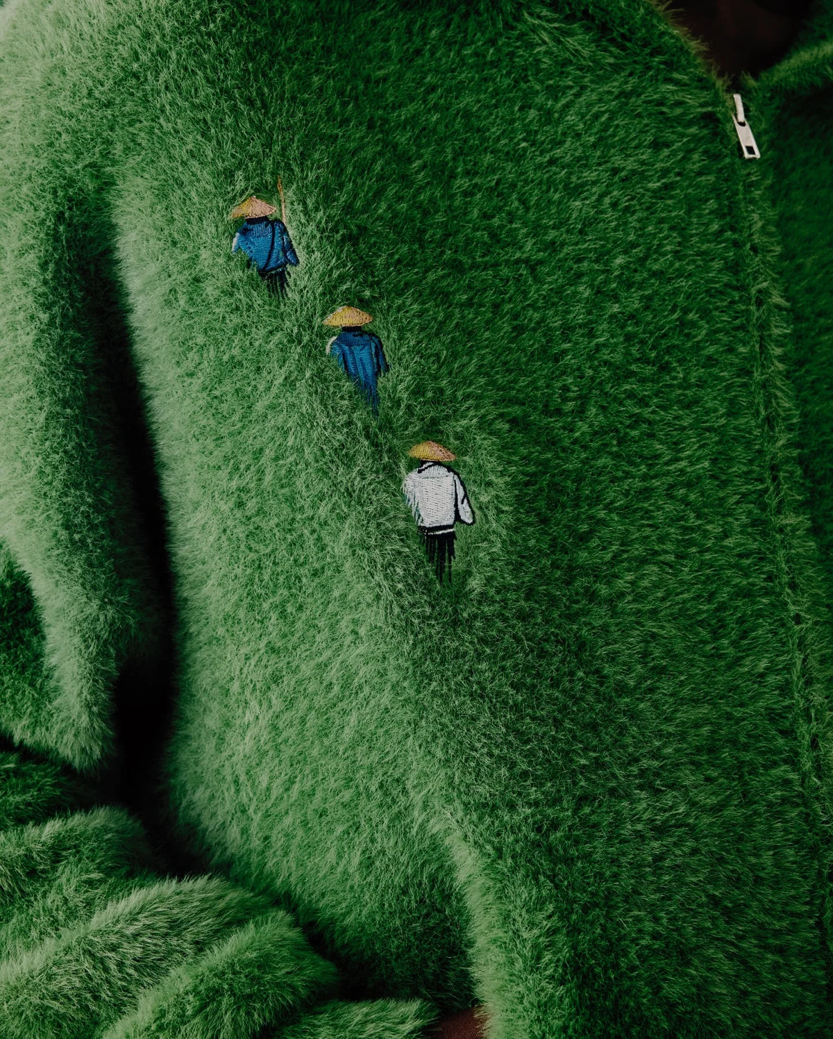 Men's Green Exploration Rugby Knit Sweater