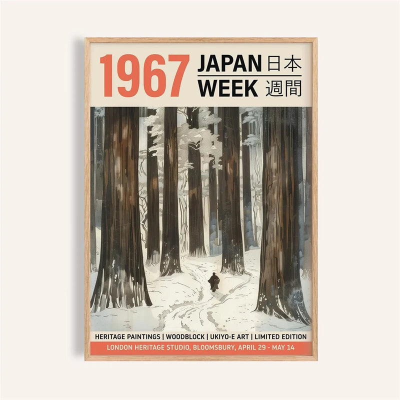 Japanese Ukiyo-E Vintage Poster Print – Retro Wall Art