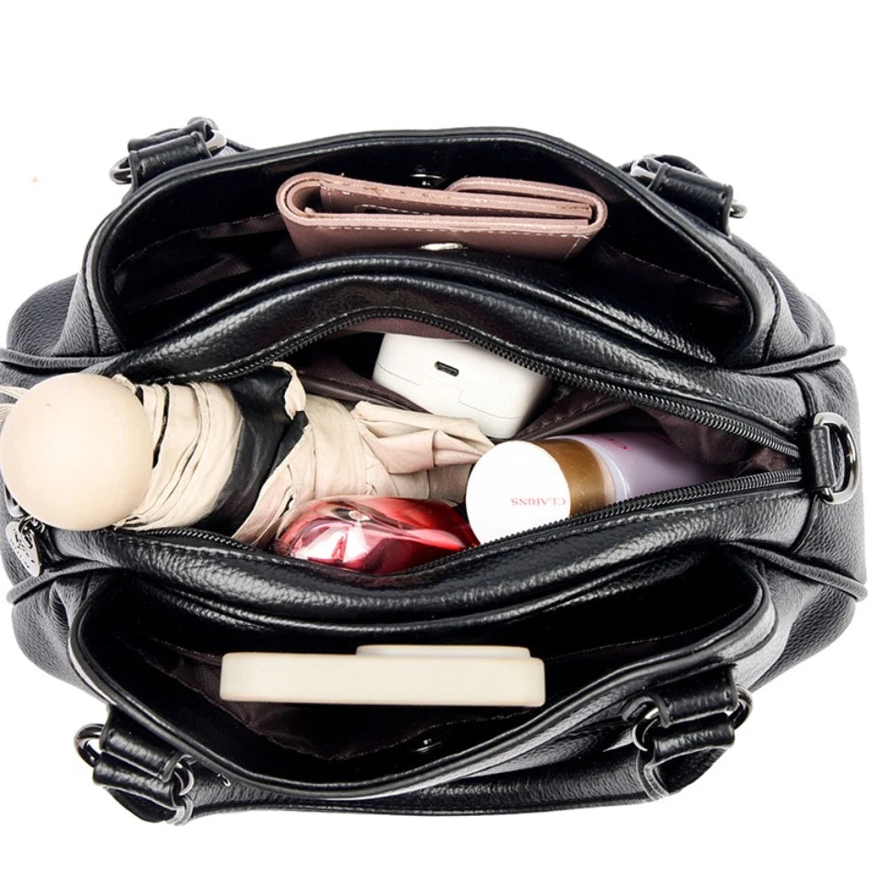 Genuine Brand Top Quality Handbags 3 Layers Luxury