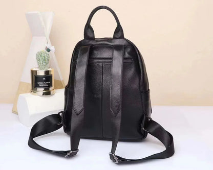 Genuine Leather Backpack for Women – Casual & Student