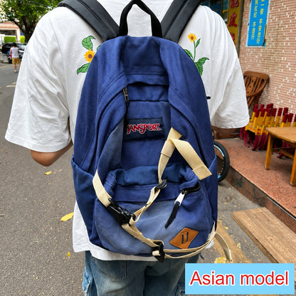 Spider-Man Denim Backpack – Large Laptop Travel Bag 40x30cm