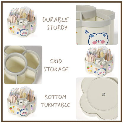 Rotating Pen Holder Desk Organizer