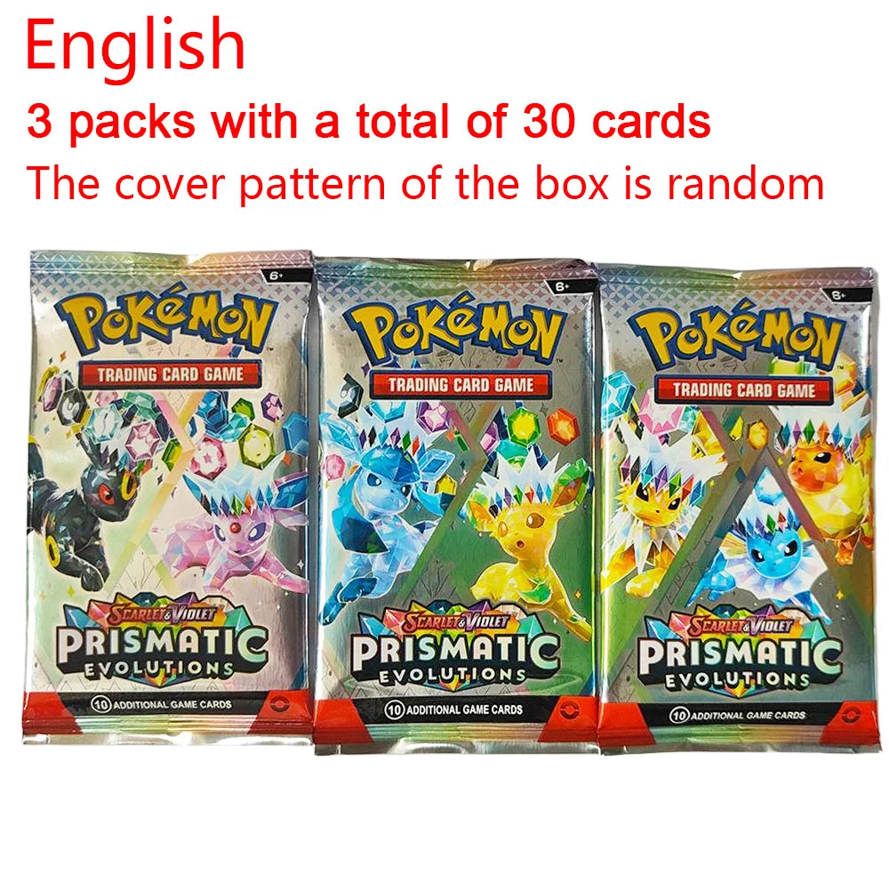 360Pcs Pokemon Card Destined Rivals Prismatic Evolutions Scarlet Violet 151 PALDEAN English Booster Battle Transaction Card