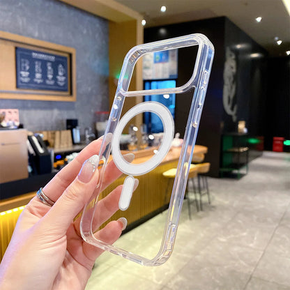 Clear MagSafe iPhone Case – Shockproof Transparent Cover