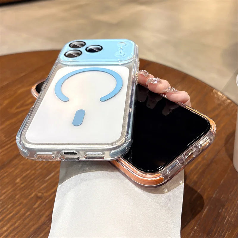 iPhone Magnetic Case – Dual-Tone Two-in-One Color-Changing Cover