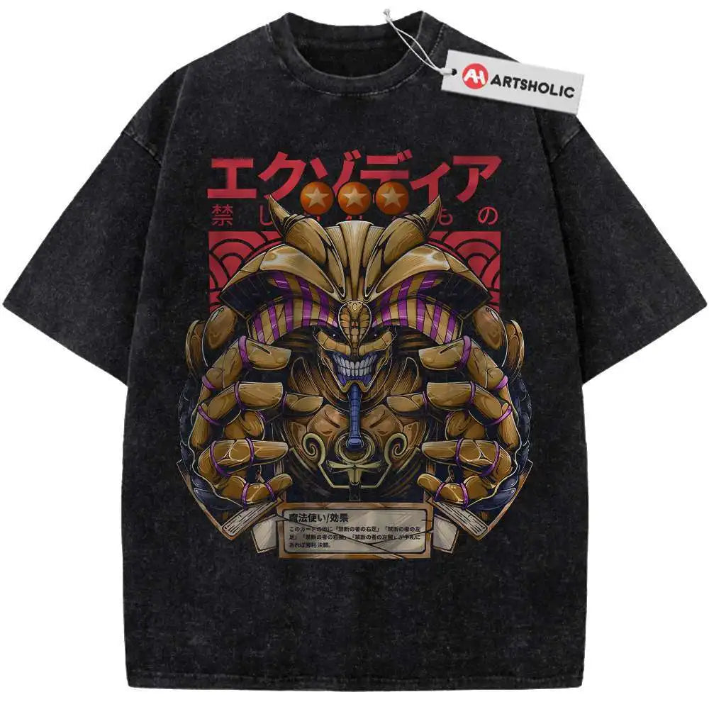 Yu-Gi-Oh Anime Graphic Washed T-Shirt – Unisex Short Sleeve Tee