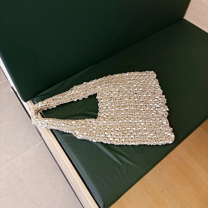 Pearl Beaded Evening Bag – Wedding & Party Bridal Purse