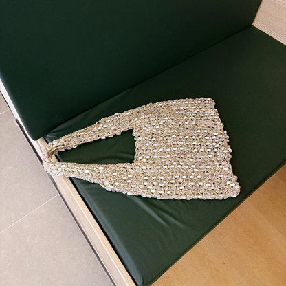 Pearl Beaded Evening Bag – Wedding & Party Bridal Purse