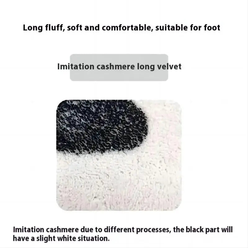 Vikama Cartoon Cute Cashmere-Like Rug Girls Room Decor Bedside Children S Long Soft Floor Mat - Soft
