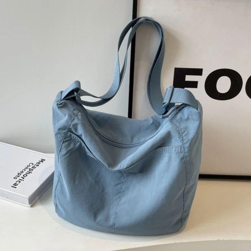 Nylon Fabric Women's Shoulder Bag Large Capacity