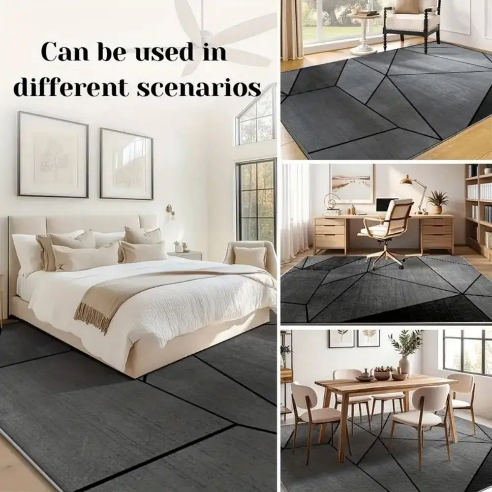 Vikama Modern Minimalist Living Room Carpet Luxurious Sofa Office Dining Room Carpet