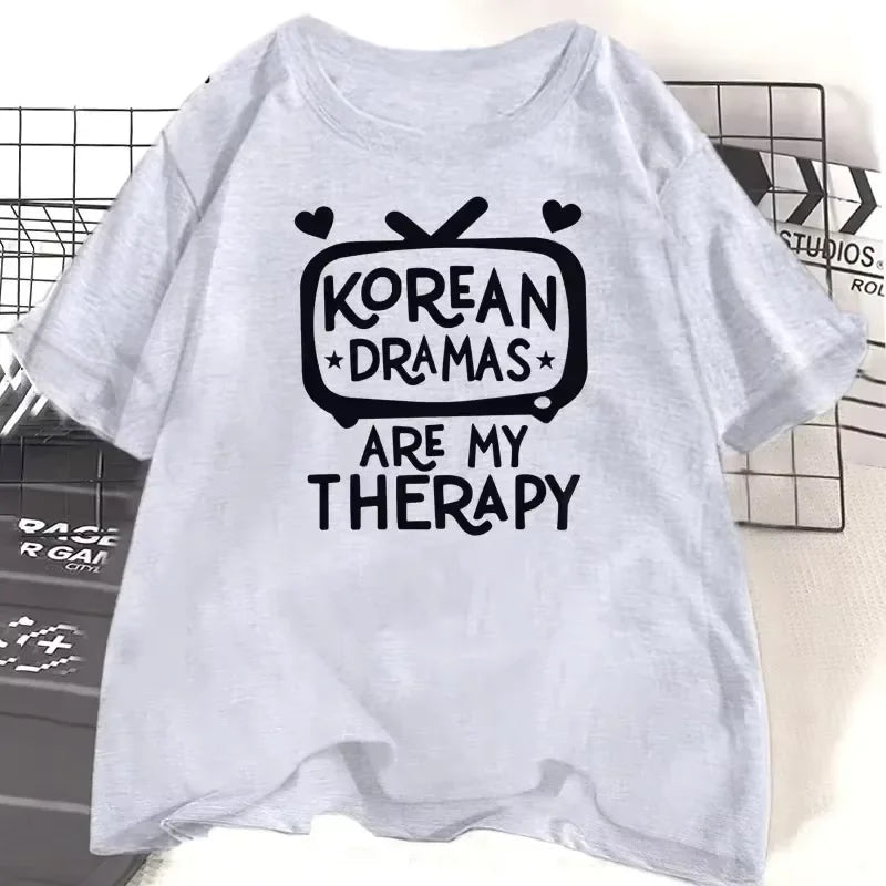 Korean Dramas Are My Therapy Women's Graphic T-Shirt