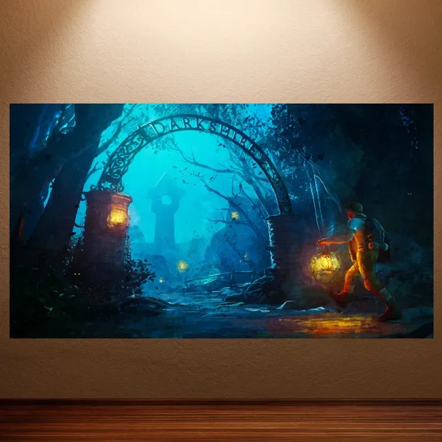 World of Warcraft Canvas Poster – Retro Game Wall Art Decor