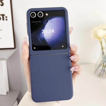 Galaxy Z Flip Frosted Hard PC Phone Case – Matte Colorful Cover